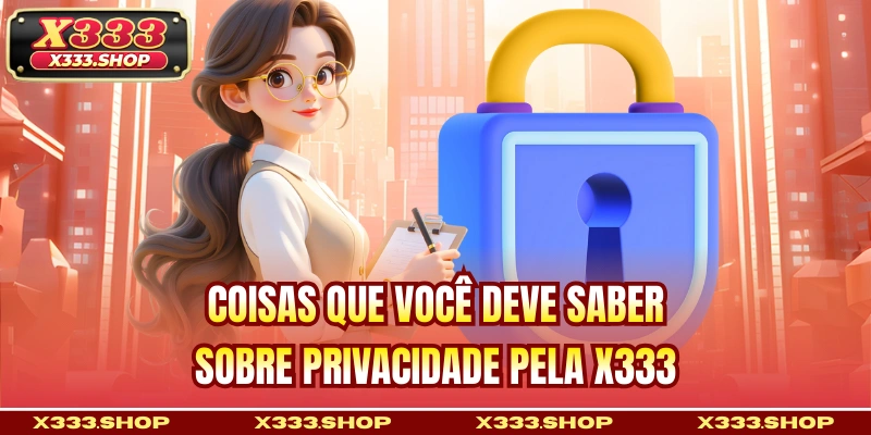 Coisas que você deve saber sobre Privacidade pela X333
