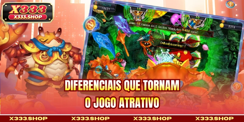 Diferenciais que tornam o jogo atrativo