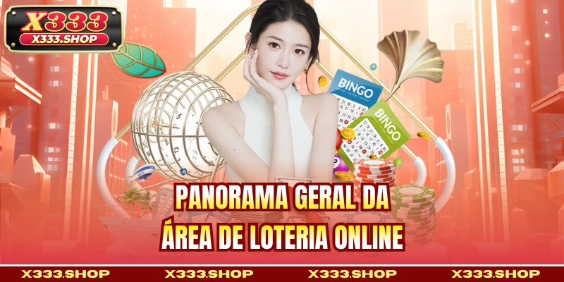 Panorama geral da área de loteria online